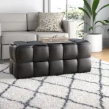 Rectangle Standard Ottoman in PVC – furniture thumbnail 1