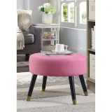 Wide Oval Cocktail Ottoman – furniture thumbnail 4