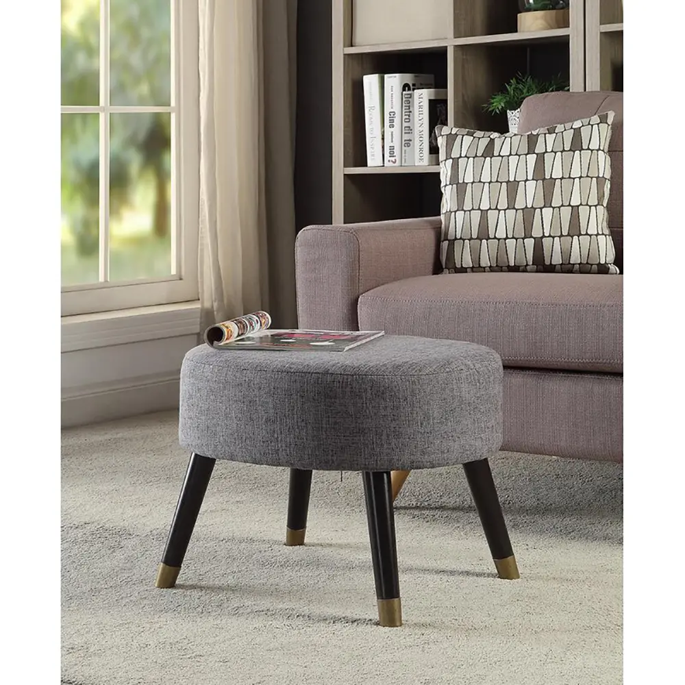 Wide Oval Cocktail Ottoman – furniture