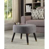 Wide Oval Cocktail Ottoman – furniture thumbnail 1
