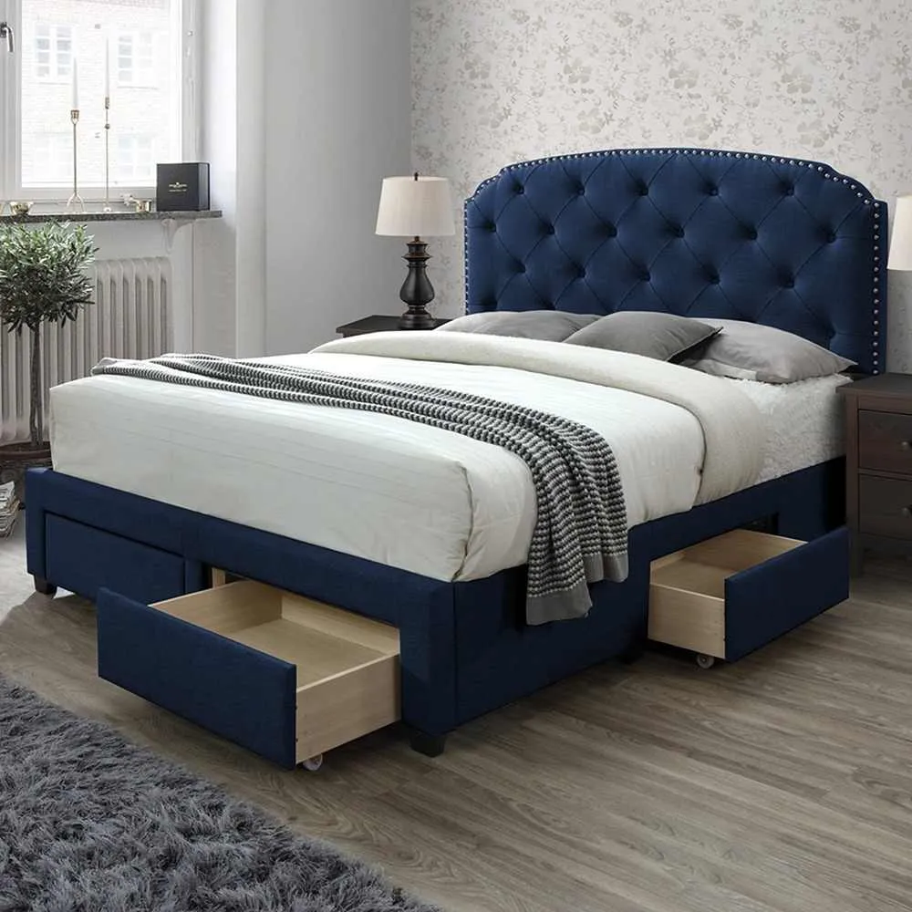 Zavior Pogradec Tufted Storage Bed