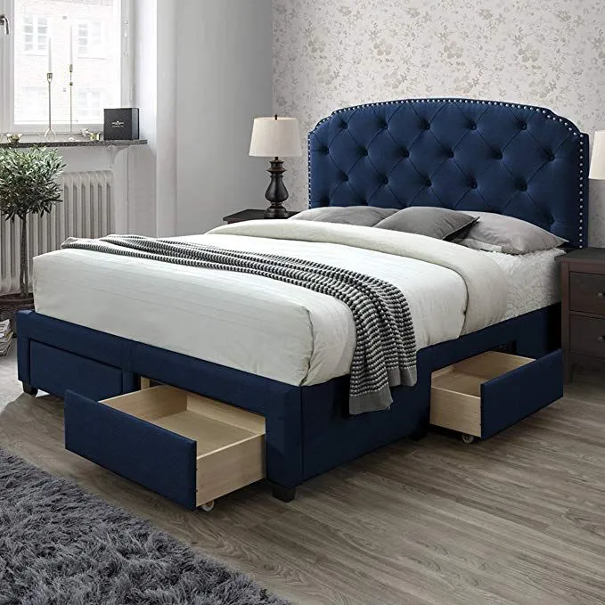 Zavior Pogradec Tufted Storage Bed