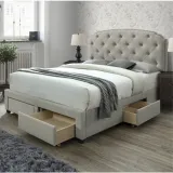 Zavior Pogradec Tufted Storage Bed thumbnail 1
