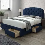 Zavior Pogradec Tufted Storage Bed thumbnail 1