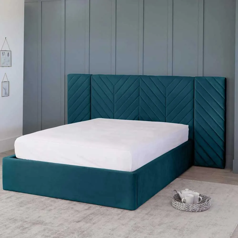 Zavior Premium Wall Panel Headboard Bed