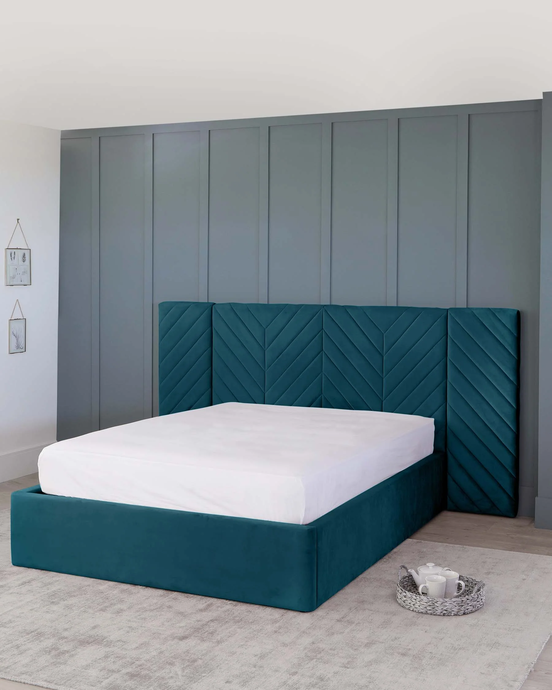 Zavior Premium Wall Panel Headboard Bed