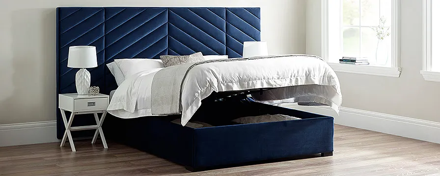 Zavior Premium Wall Panel Headboard Bed