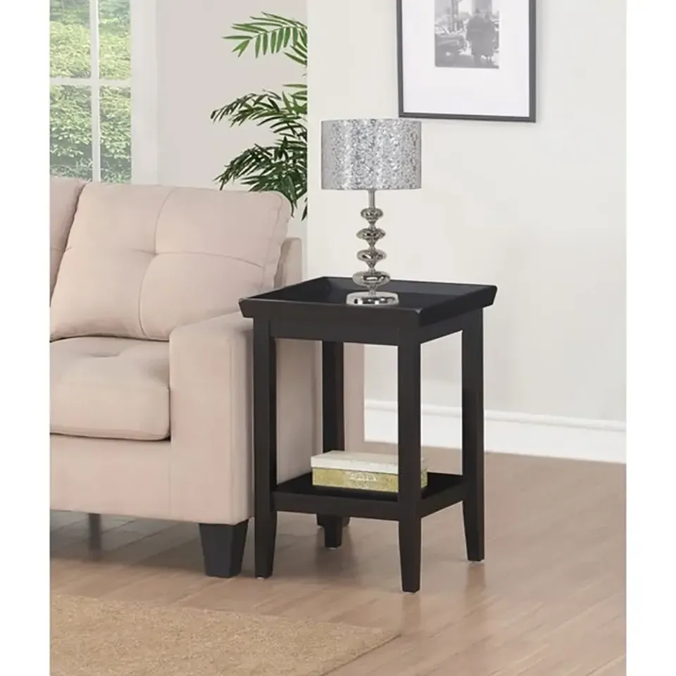 Mecci End Table with 2 Shelves – furniture - product image 2