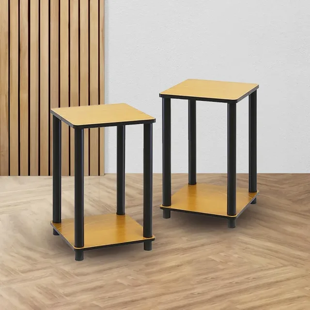 Set of 2 Wooden End Tables – furniture