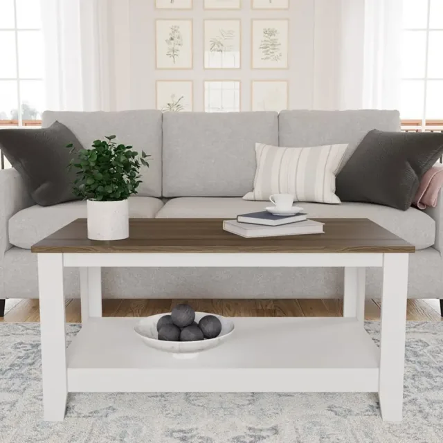 Feldt Ply Wood Coffee Table with Storage – furniture