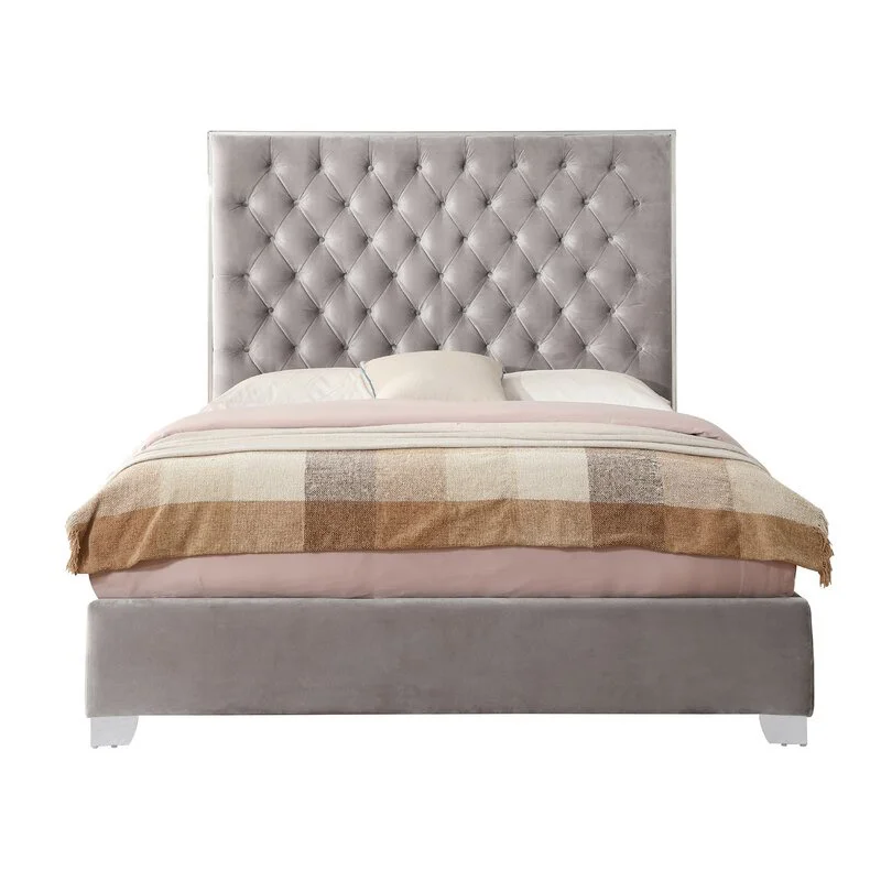 Zavior Shriner Tufted Low Profile Bed