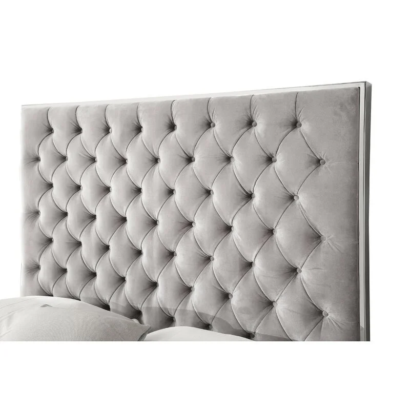 Zavior Shriner Tufted Low Profile Bed