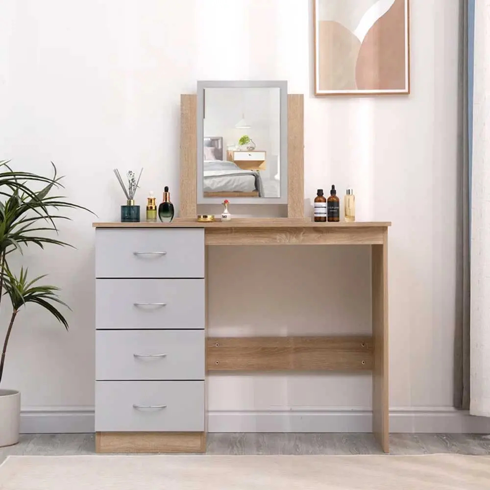 Edwarda Dresser Table with Mirror – furniture