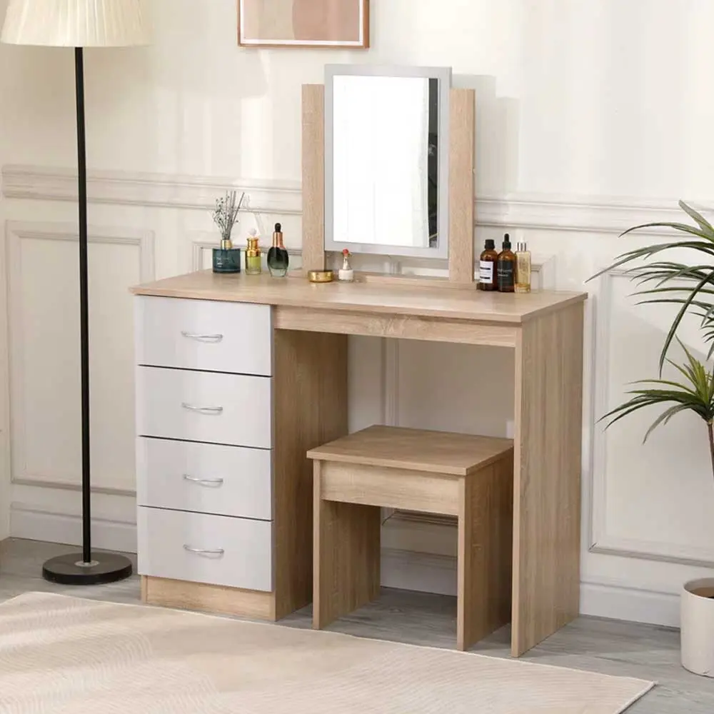 Edwarda Dresser Table with Mirror – furniture