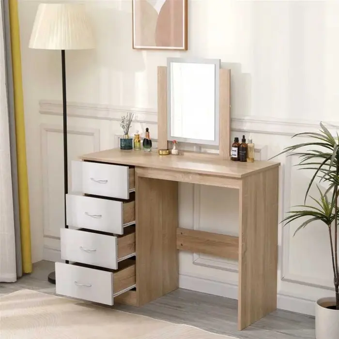 Edwarda Dresser Table with Mirror – furniture