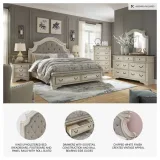 Zavior Realyn Chipped White Storage Bed thumbnail 4