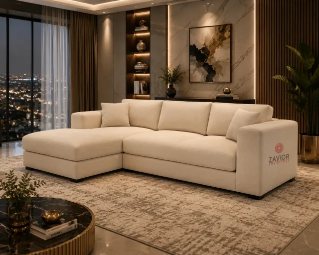 2 Piece Corner Sofa – Modern Custom Sectional Sofa
