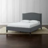 Zavior Camelback Upholstered Fabric Bed thumbnail 5