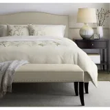 Zavior Camelback Upholstered Fabric Bed thumbnail 4
