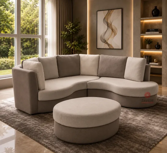 Curved Sectional Sofa