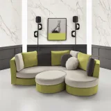 Curved Sectional Sofa thumbnail 5