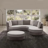 Curved Sectional Sofa thumbnail 4