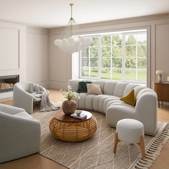 Generous Sectional Sofa - product image 3