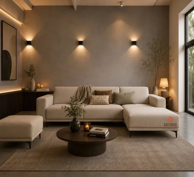 Right Corner Sofa – ECRU