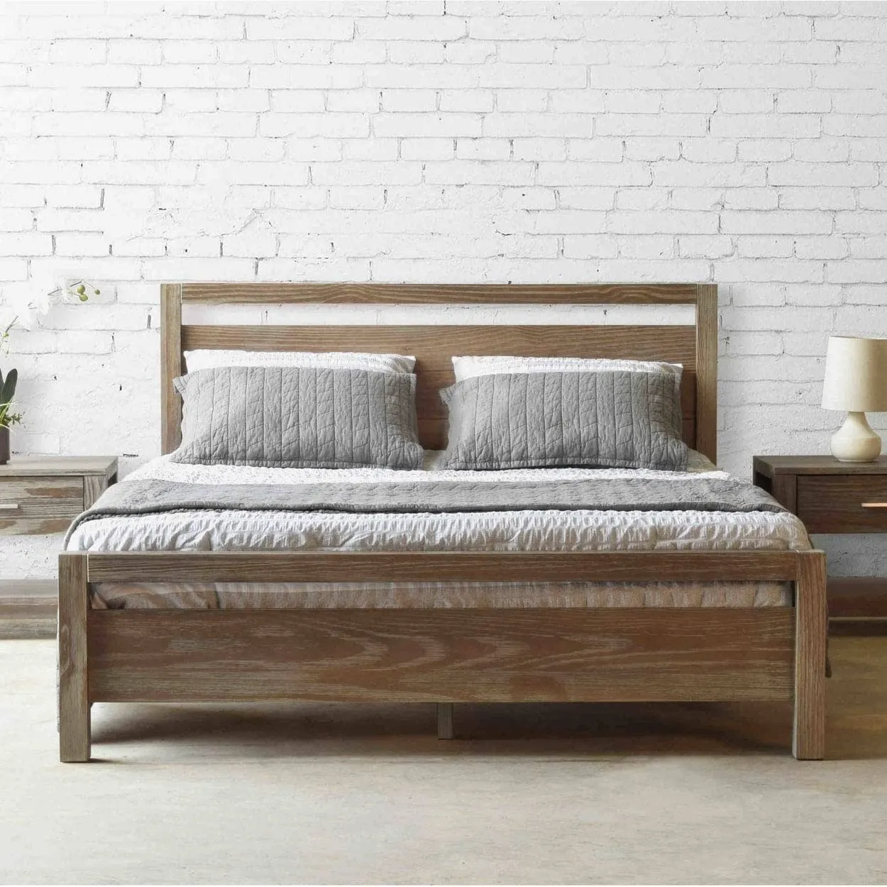 Zavior Solid Wood Loft Platform Bed