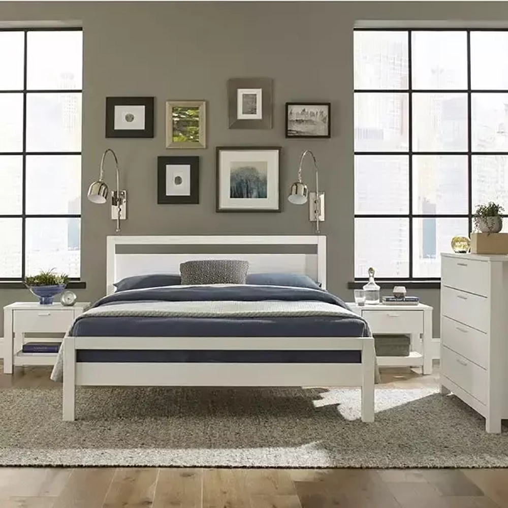 Zavior Solid Wood Loft Platform Bed