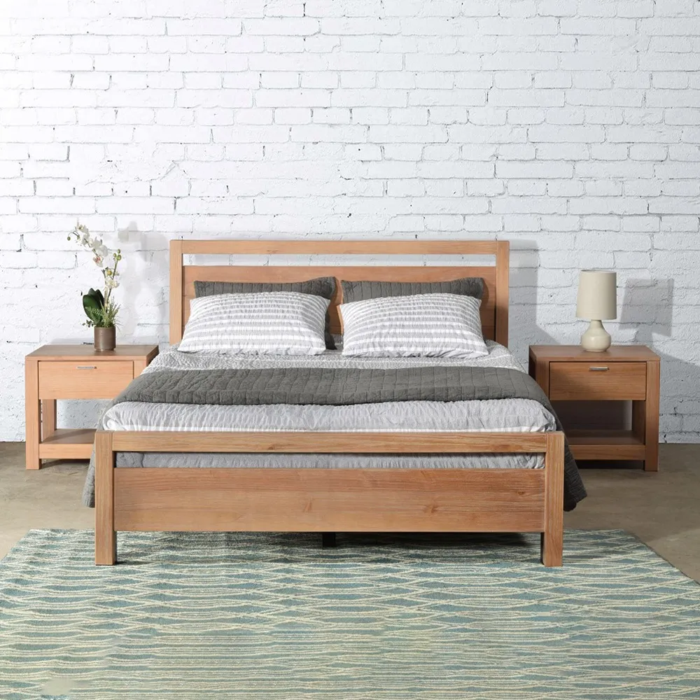 Zavior Solid Wood Loft Platform Bed