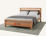 Zavior Solid Wood Loft Platform Bed thumbnail 1