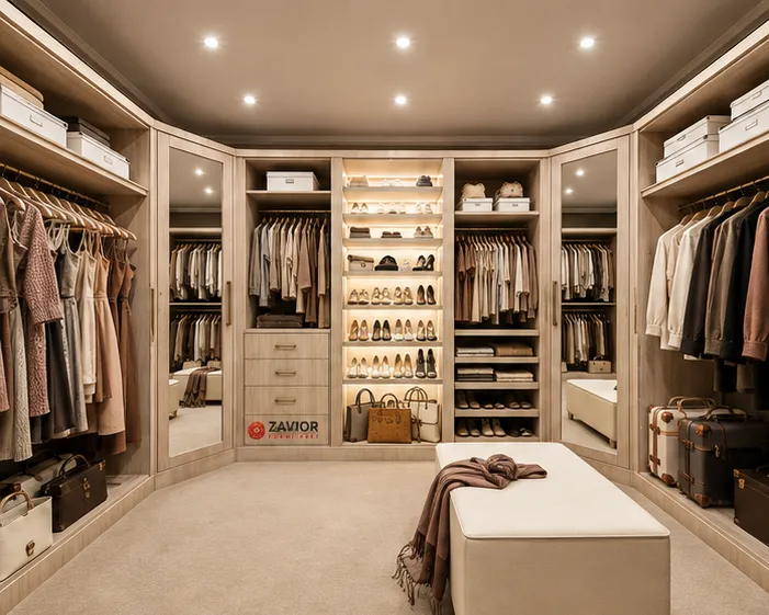 Modern U Shape Wardrobe - product image 1