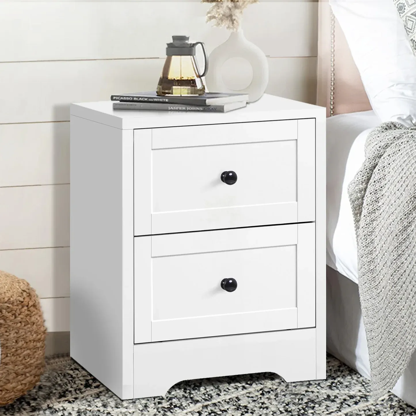 Zavior Cuscute Nightstand Storage Side End Cabinet