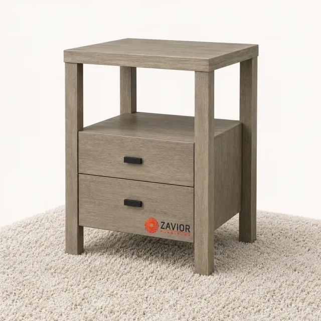 Zavior Leflore MDF Drawer End Table