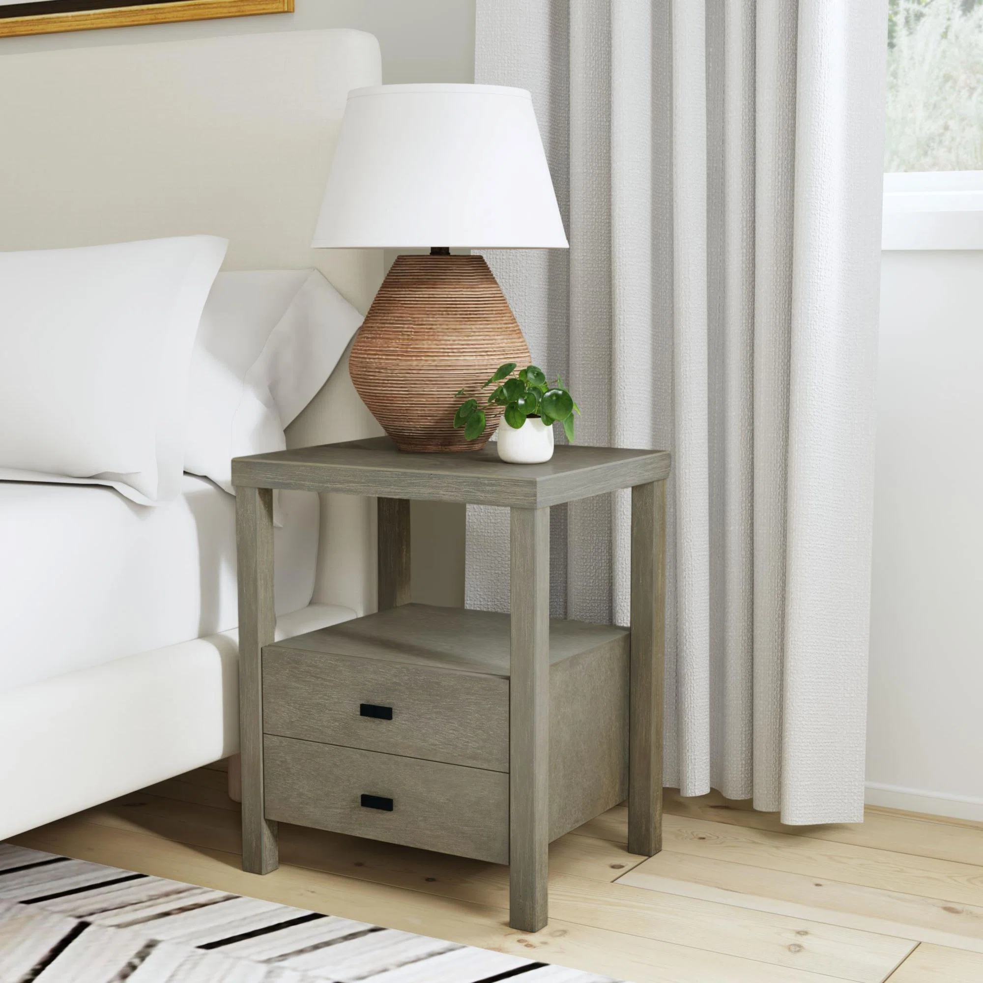 Zavior Leflore MDF Drawer End Table