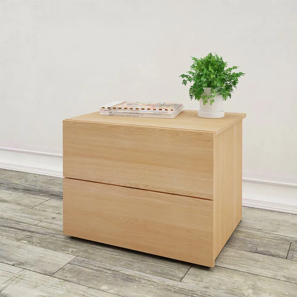 Zavior Fernon 2 Drawer Nightstand