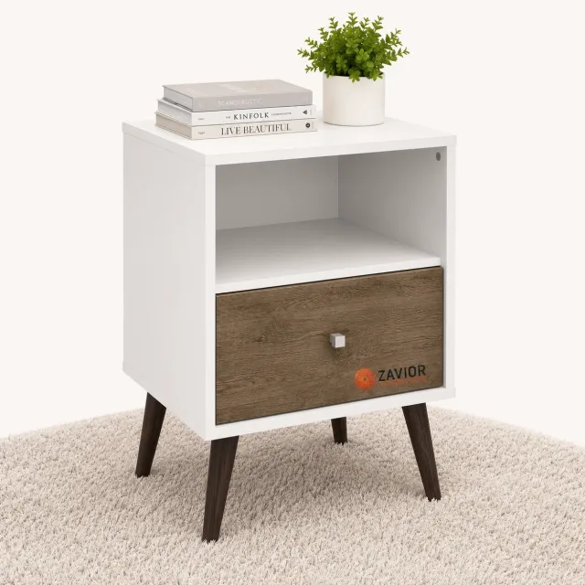Zavior Dazire 1 Drawer Nightstand