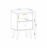 Zavior Dazire 1 Drawer Nightstand thumbnail 4