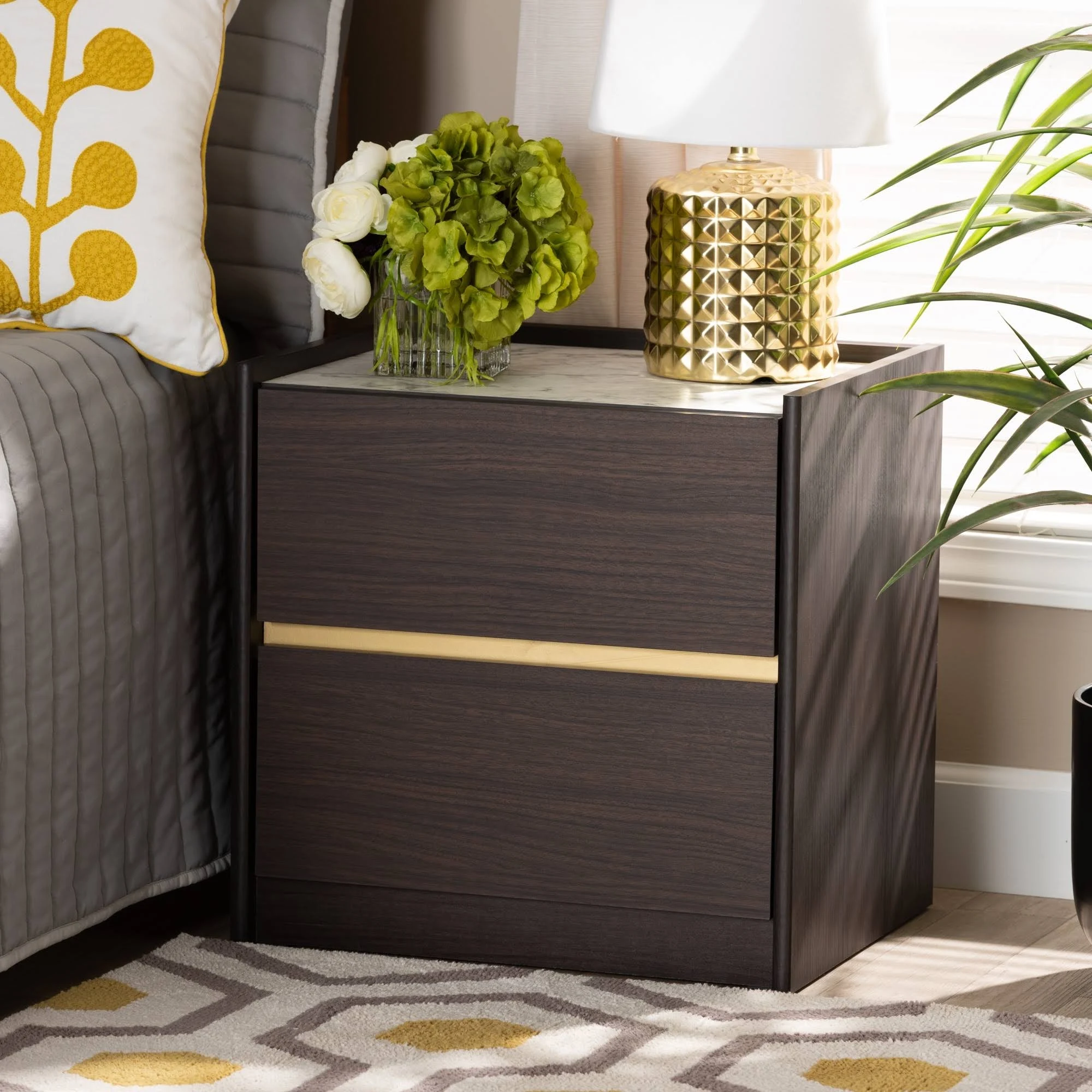 Zavior Walker Modern and Contemporary Nightstand