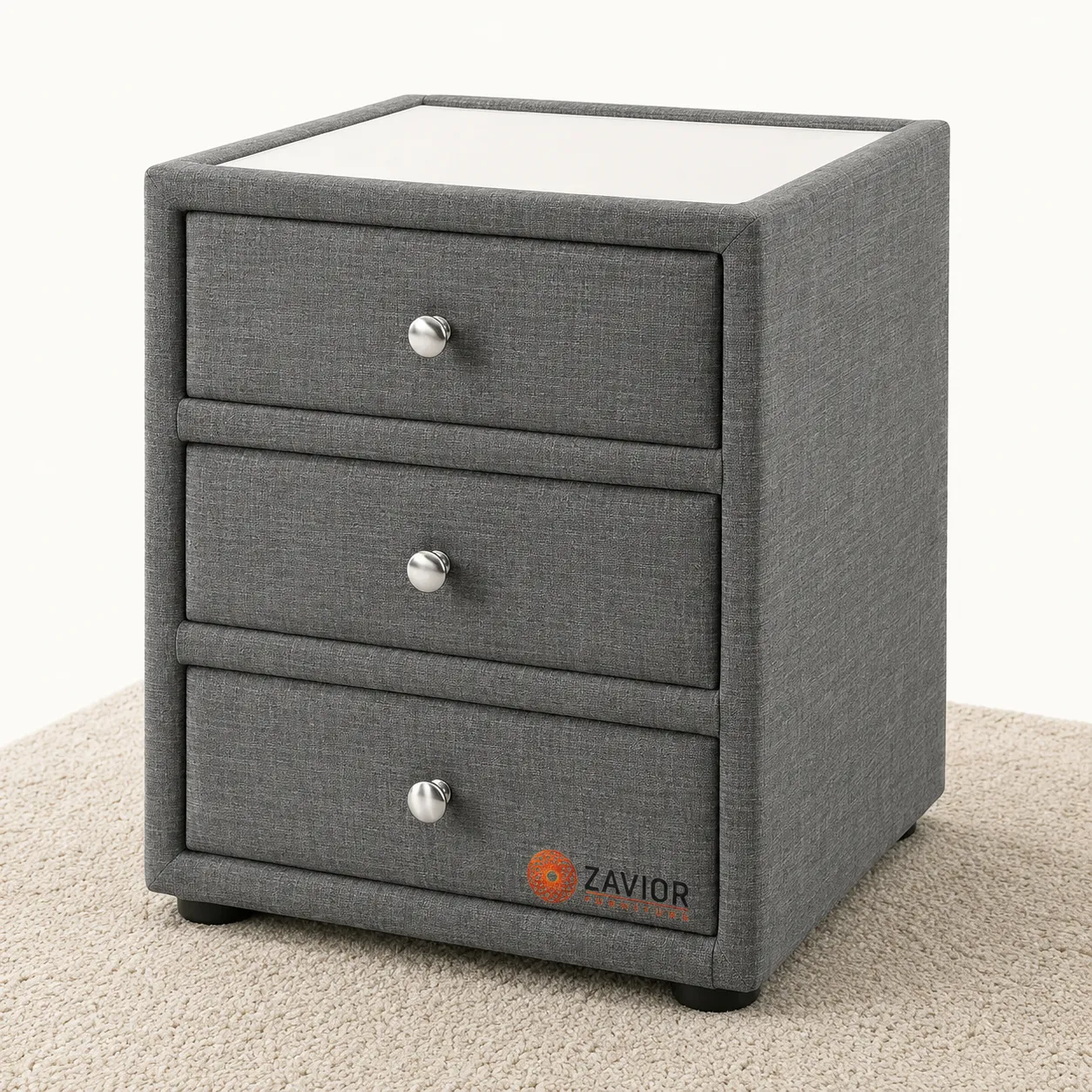 Zavior Sorento 3 Drawers Night Stand
