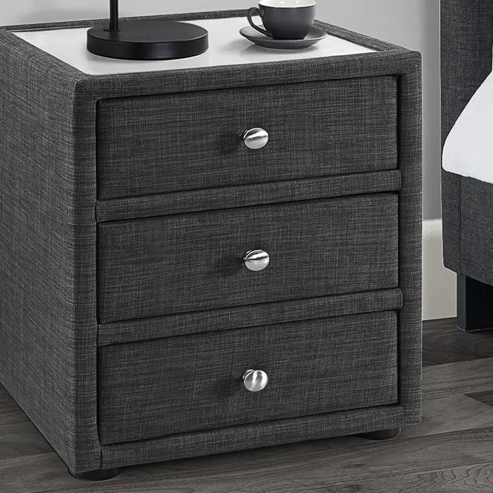 Zavior Sorento 3 Drawers Night Stand