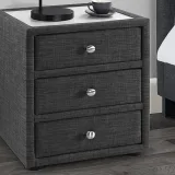 Zavior Sorento 3 Drawers Night Stand thumbnail 7