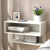 Zavior Wall Mounted Open Shelves Night Stand thumbnail 3