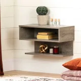 Zavior Wall Mounted Open Shelves Night Stand thumbnail 5