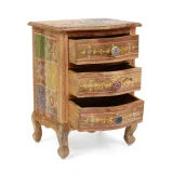 Zavior Ailey Handcrafted 3 Drawer Nightstand thumbnail 8
