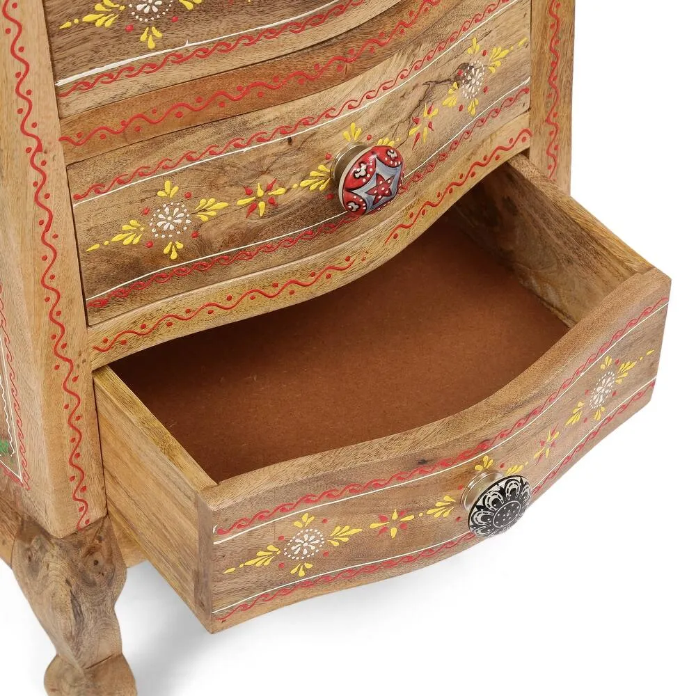 Zavior Ailey Handcrafted 3 Drawer Nightstand