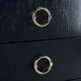Zavior Lorna Navy 3-Drawer Night Stand thumbnail 3