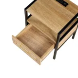 Zavior Chichoice Rattan Nightstand Set of 2 with Drawer thumbnail 2
