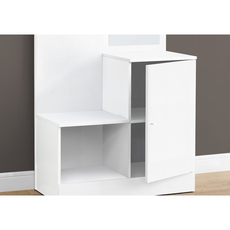 Curved Top Hall Tree with Mirror - product image 3